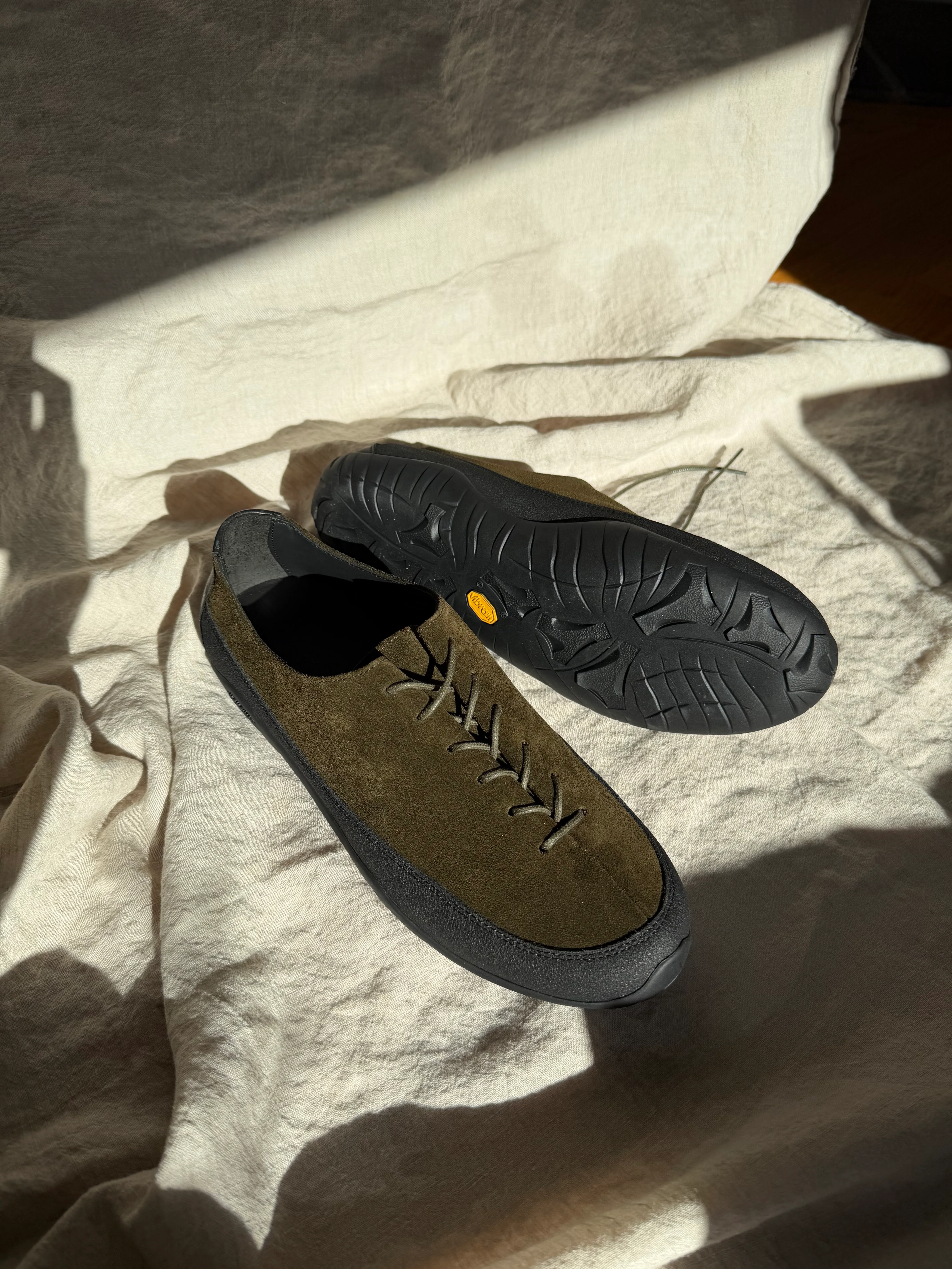 Tarvas x Blackbird Spyplane x Nitty Gritty Worldwide Wanderer - Moss Suede - Image 3