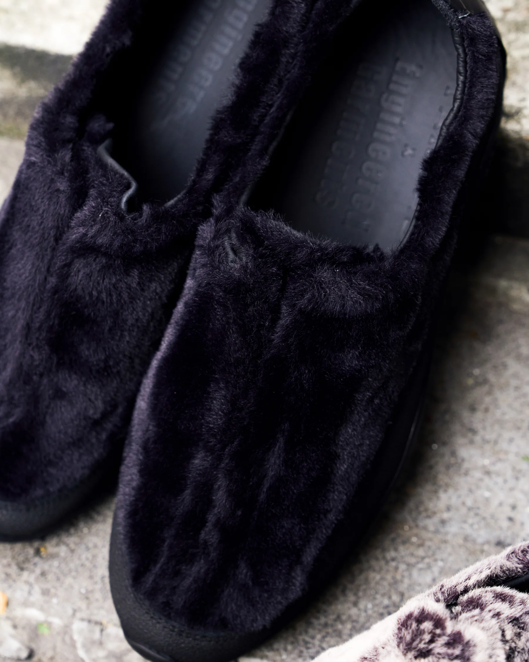 Tarvas x Engineered Garments - Black Faux Fur Wanderer - Image 4
