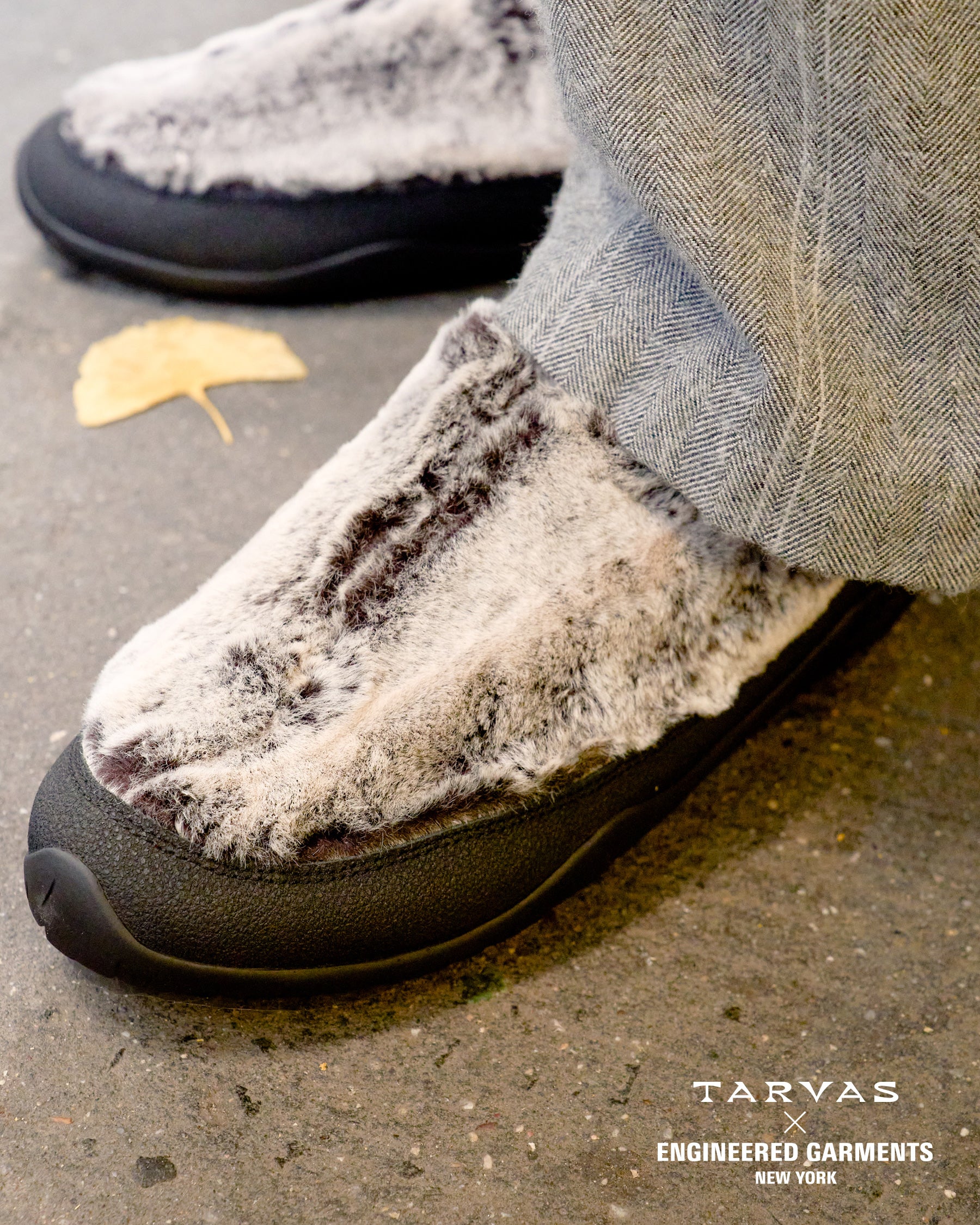 Tarvas x Engineered Garments - Grey Faux Fur Wanderer - Image 3